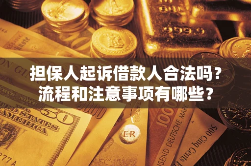 北京担保人起诉借款人合法吗？流程和注意事项有哪些？