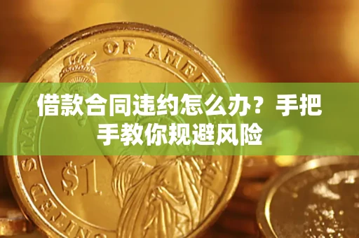 北京借款合同违约怎么办？手把手教你规避风险