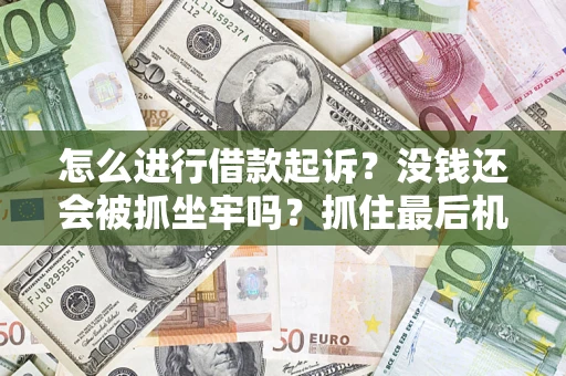 北京怎么进行借款起诉？没钱还会被抓坐牢吗？抓住最后机会！