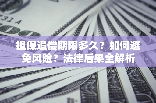 北京担保追偿期限多久？如何避免风险？法律后果全解析