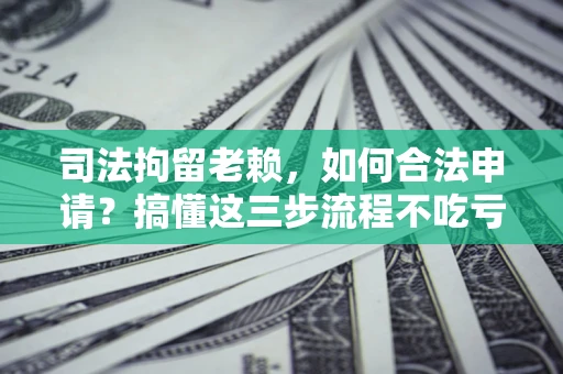 北京司法拘留老赖，如何合法申请？搞懂这三步流程不吃亏！