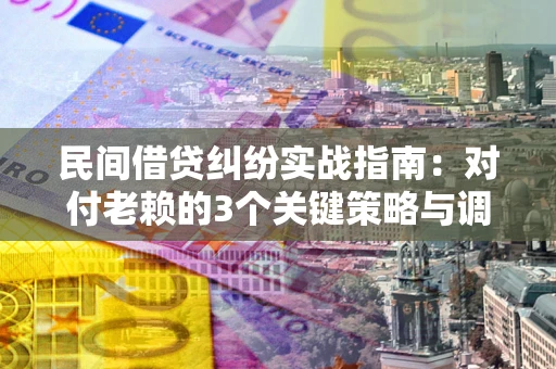 北京民间借贷纠纷实战指南：对付老赖的3个关键策略与调解盲区解析