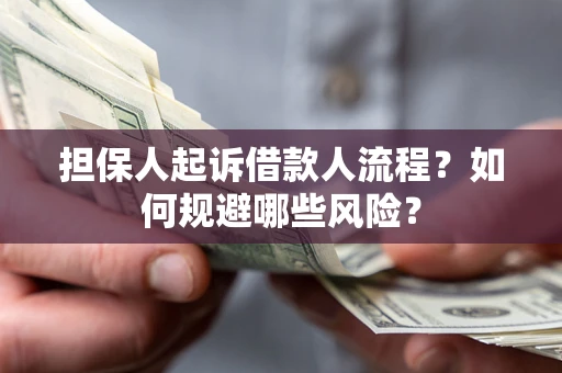 北京担保人起诉借款人流程？如何规避哪些风险？